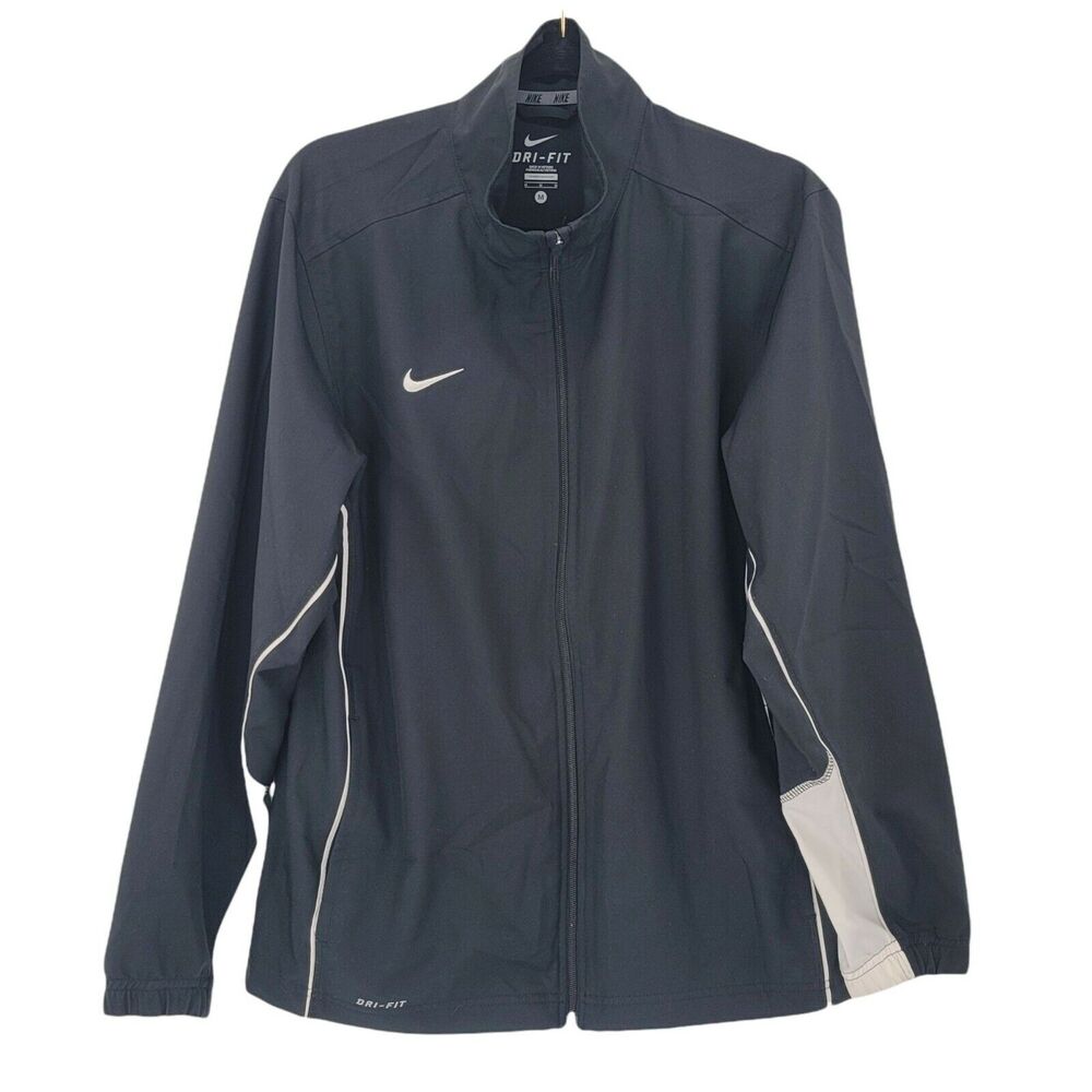 Nike Jacket Men's Medium Full-Zip Dri-Fit Athletic Performance Fleece Dry